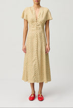 Robe Ristesouleiado Print Clair