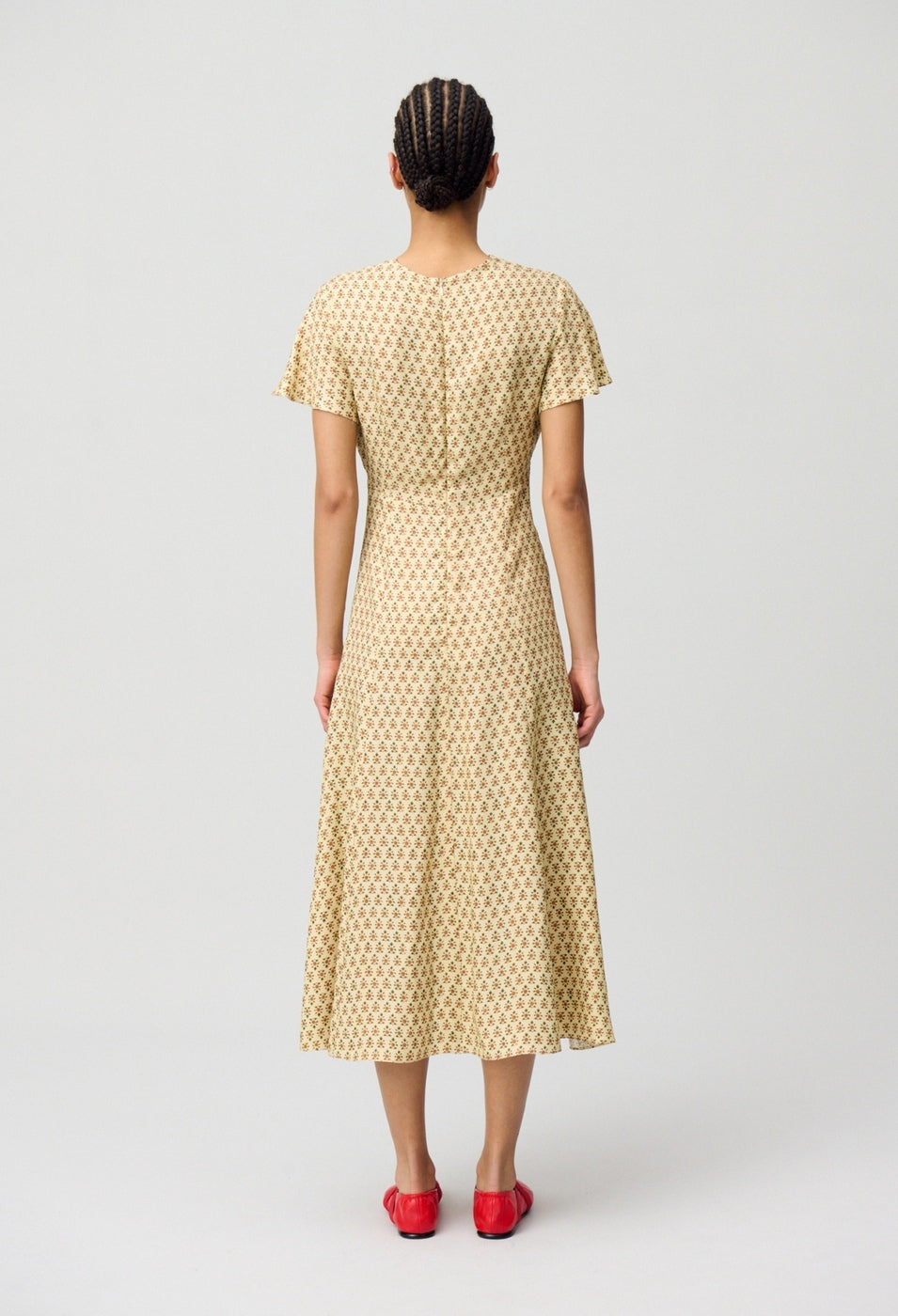 Robe Ristesouleiado Print Clair
