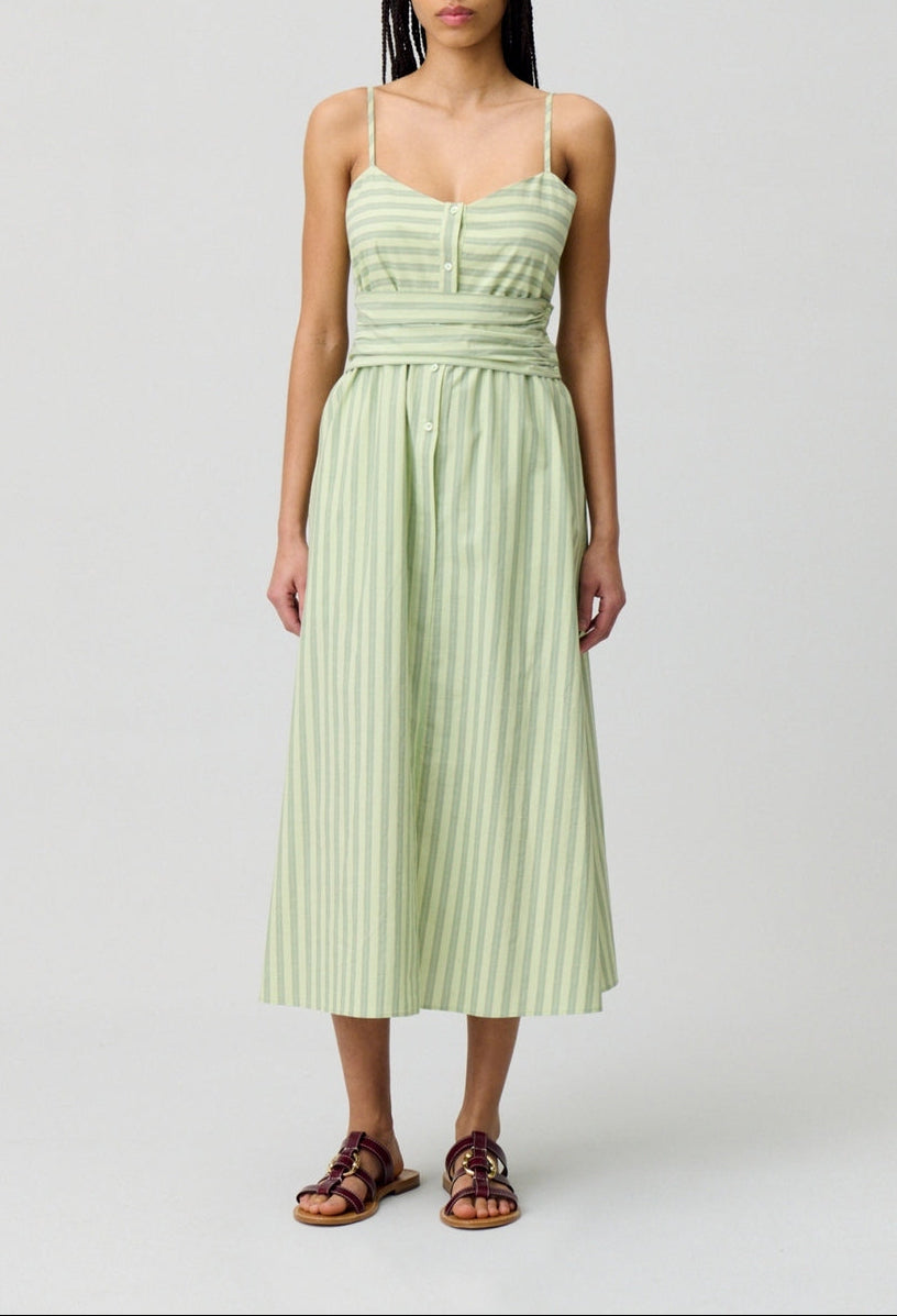 Rounourayuresvertes Two-Tone Dress