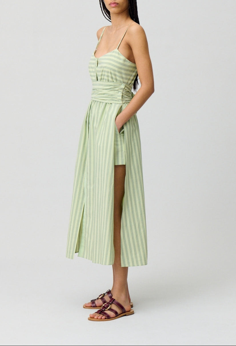 Rounourayuresvertes Two-Tone Dress