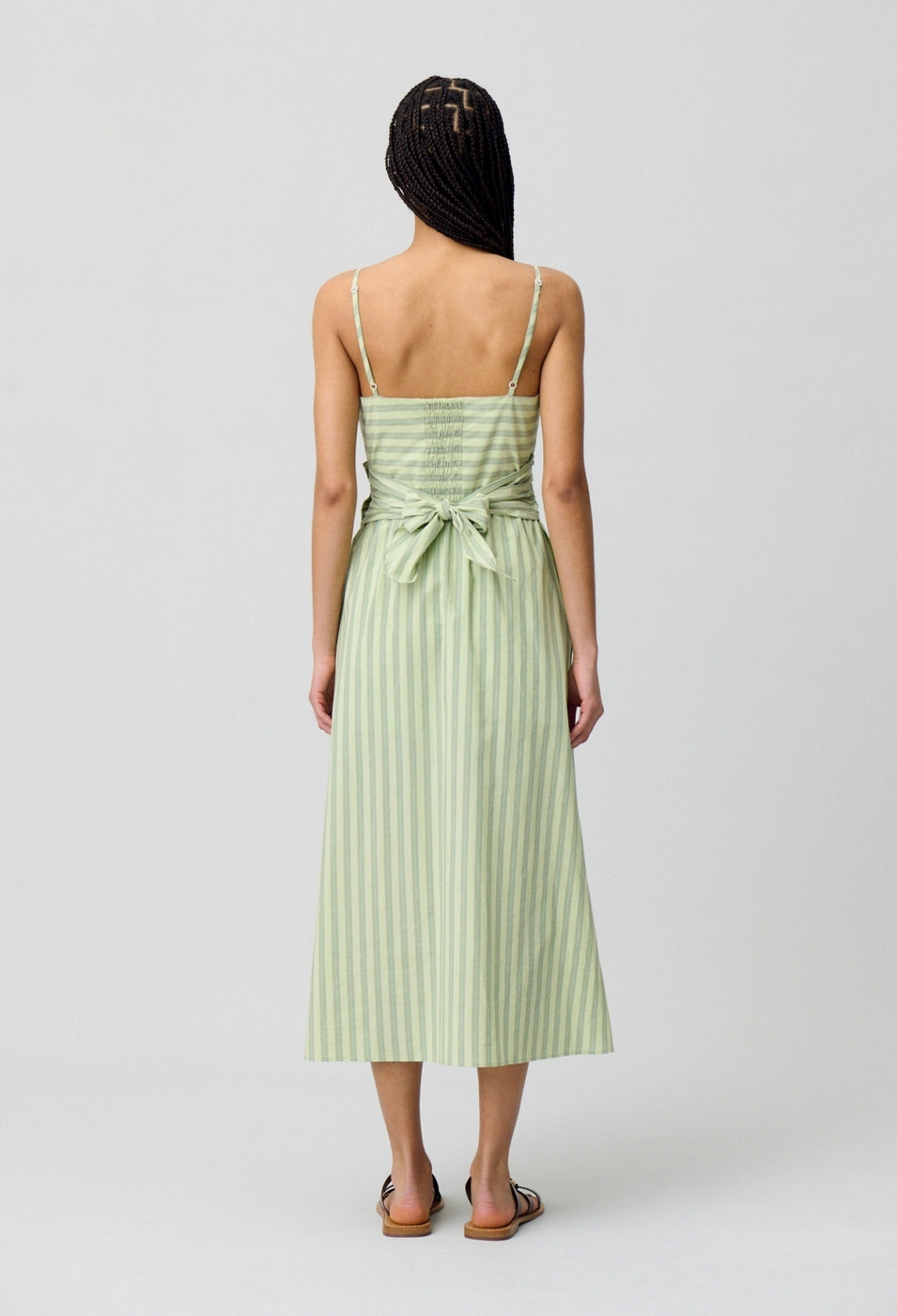 Rounourayuresvertes Two-Tone Dress