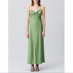 Vestido Rayane Verde Medio