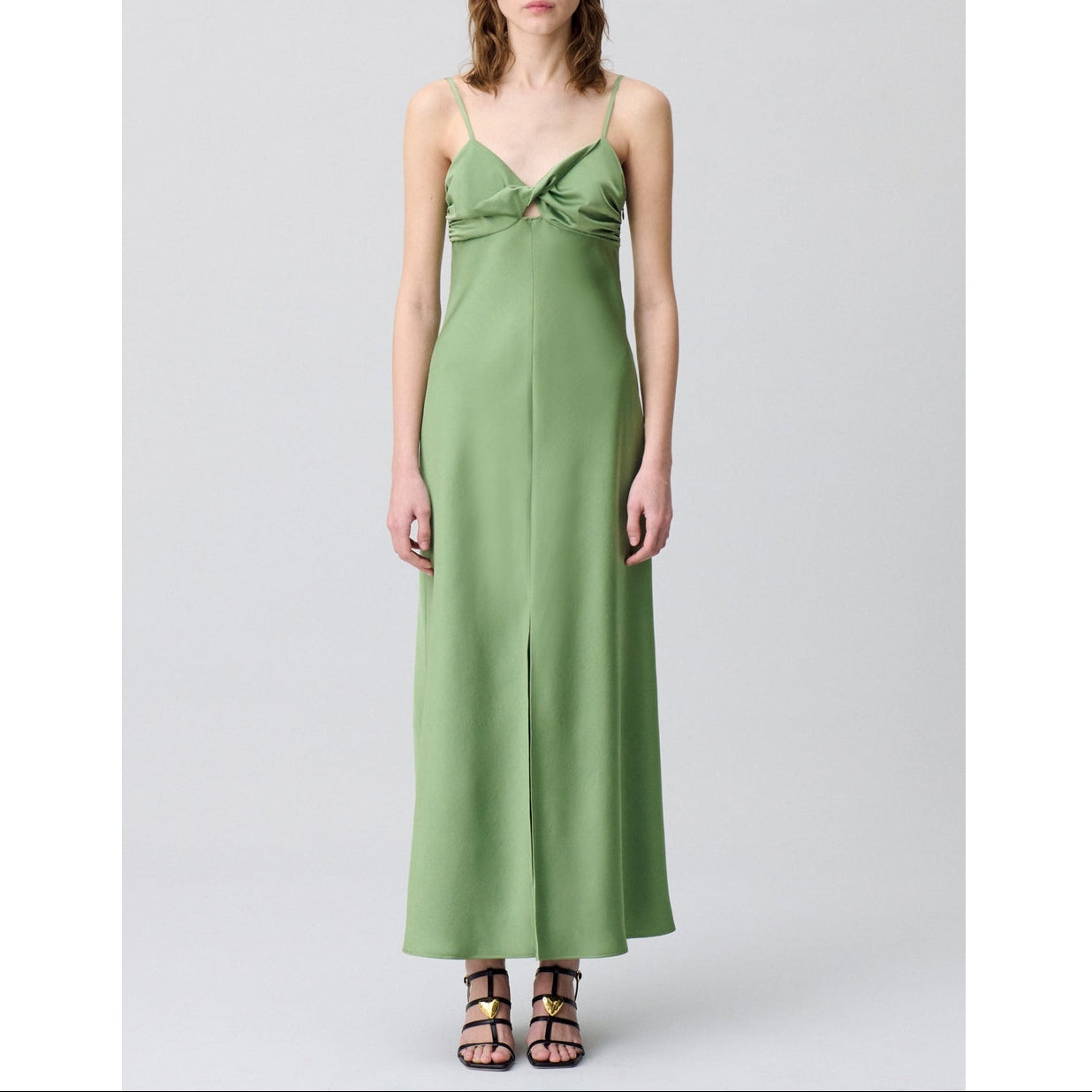 Vestido Rayane Verde Medio