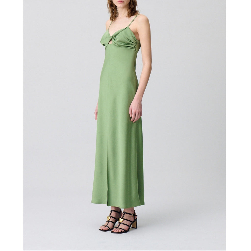 Vestido Rayane Verde Medio