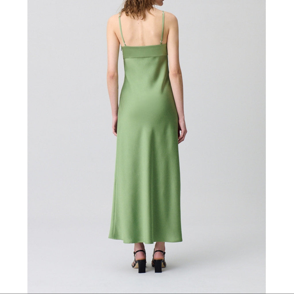 Vestido Rayane Verde Medio