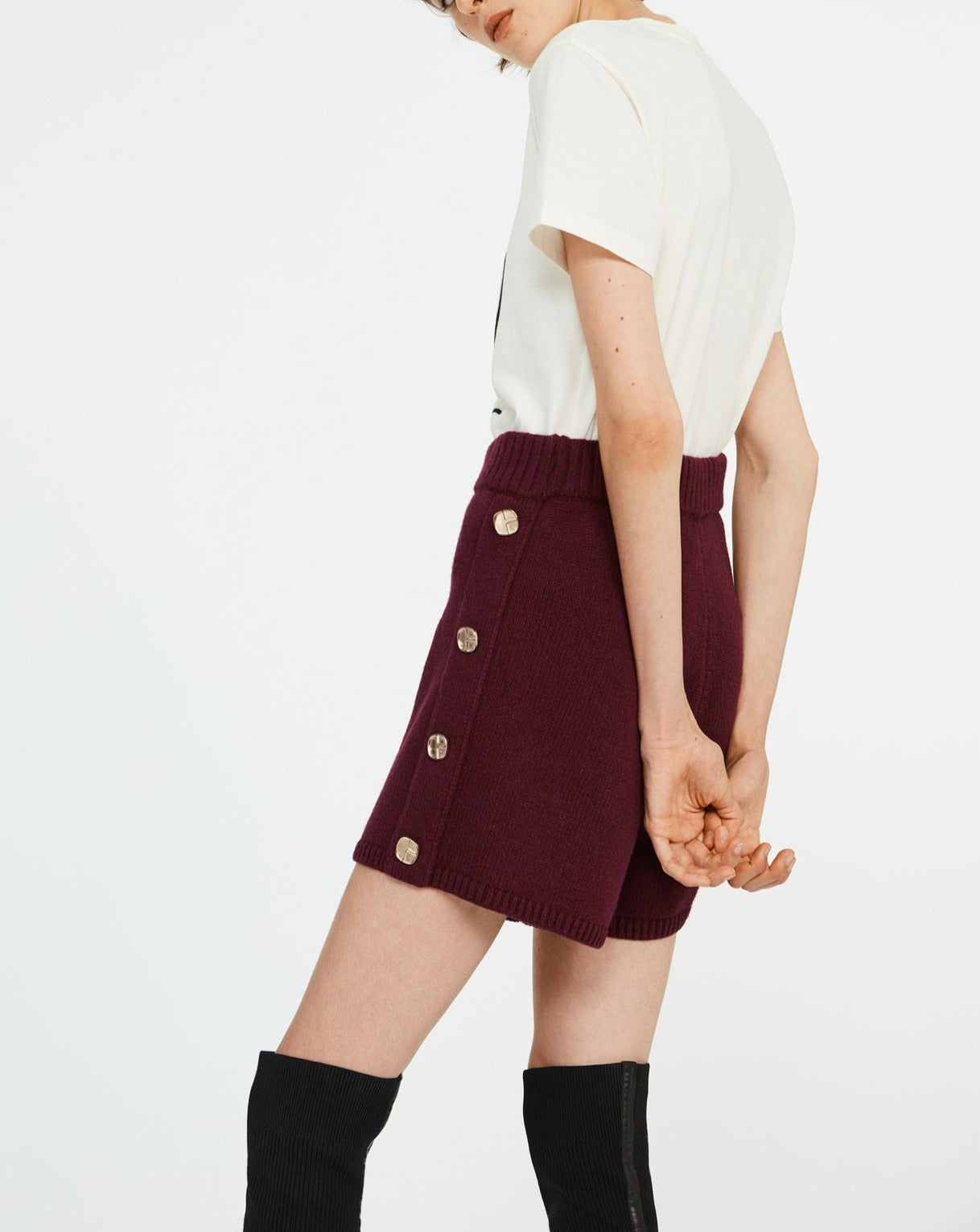 Claudie Pierlot - Short - Merle - Bordeaux