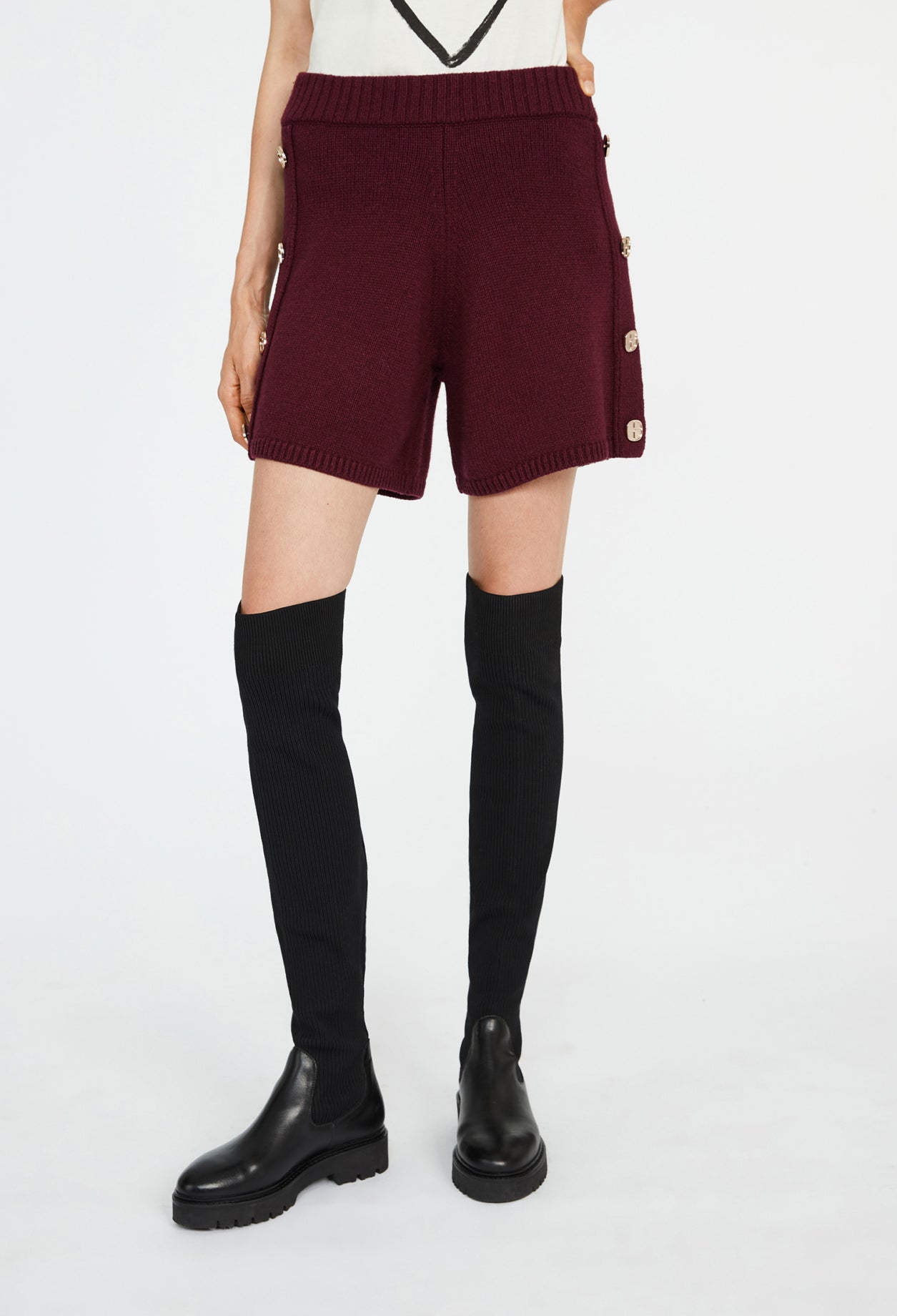 Claudie Pierlot - Short - Merle - Bordeaux