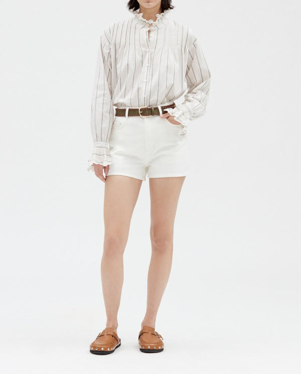 Claudie Pierlot - Shorts - Tierra - Crudo