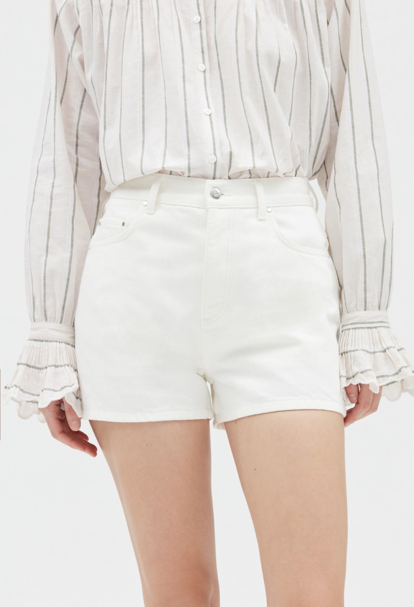 Claudie Pierlot - Shorts - Tierra - Crudo