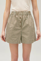 Claudie Pierlot - Short - Envy Rayures Vert - Vert