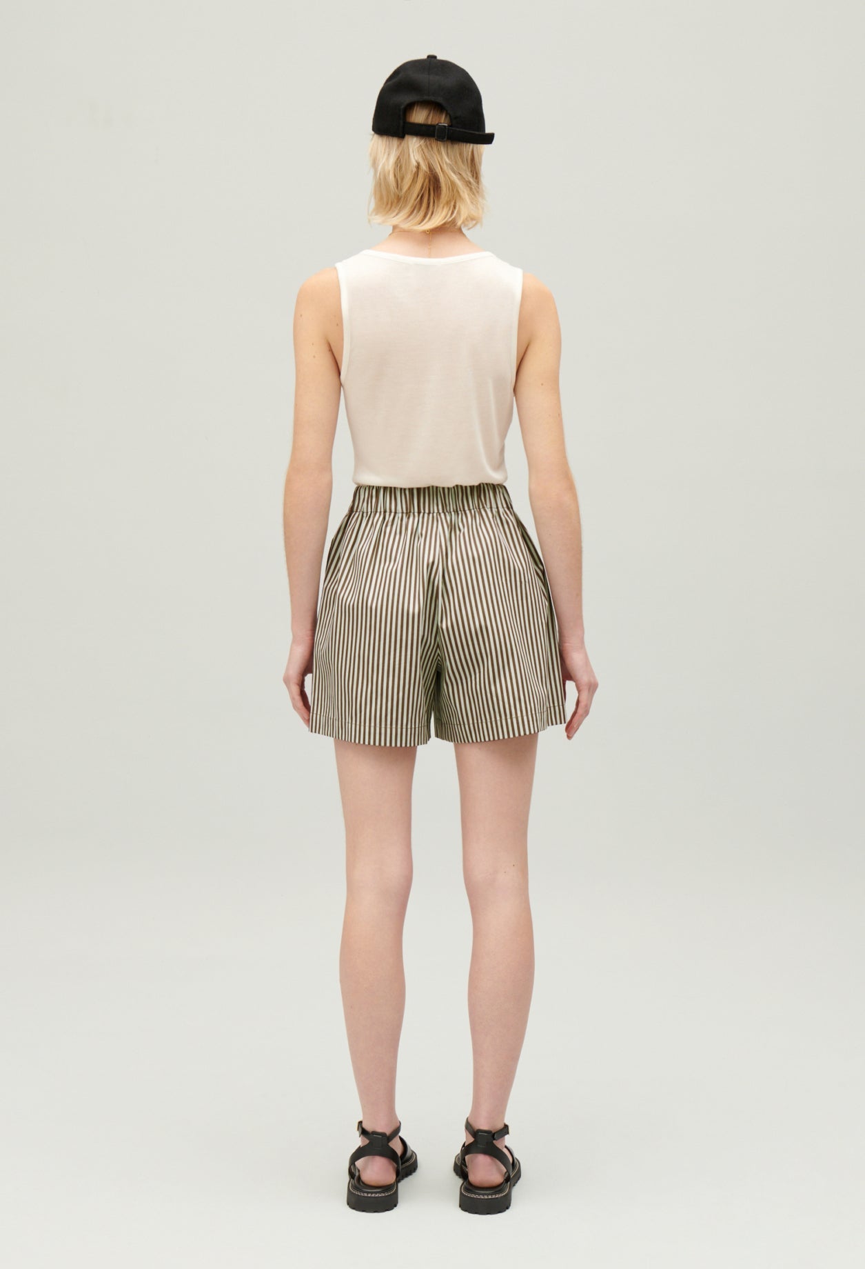 Claudie Pierlot - Short - Envy Rayures Vert - Vert
