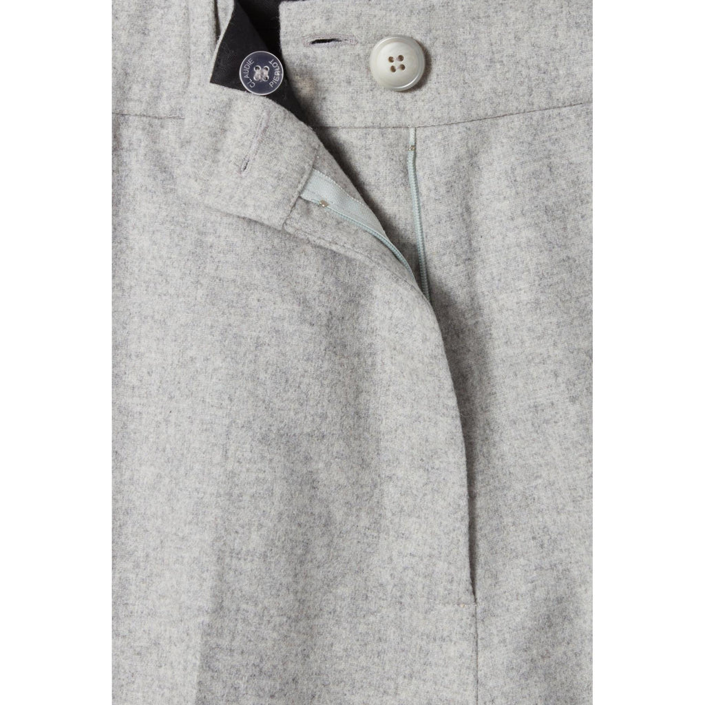 Bermuda Droit Gris Clair