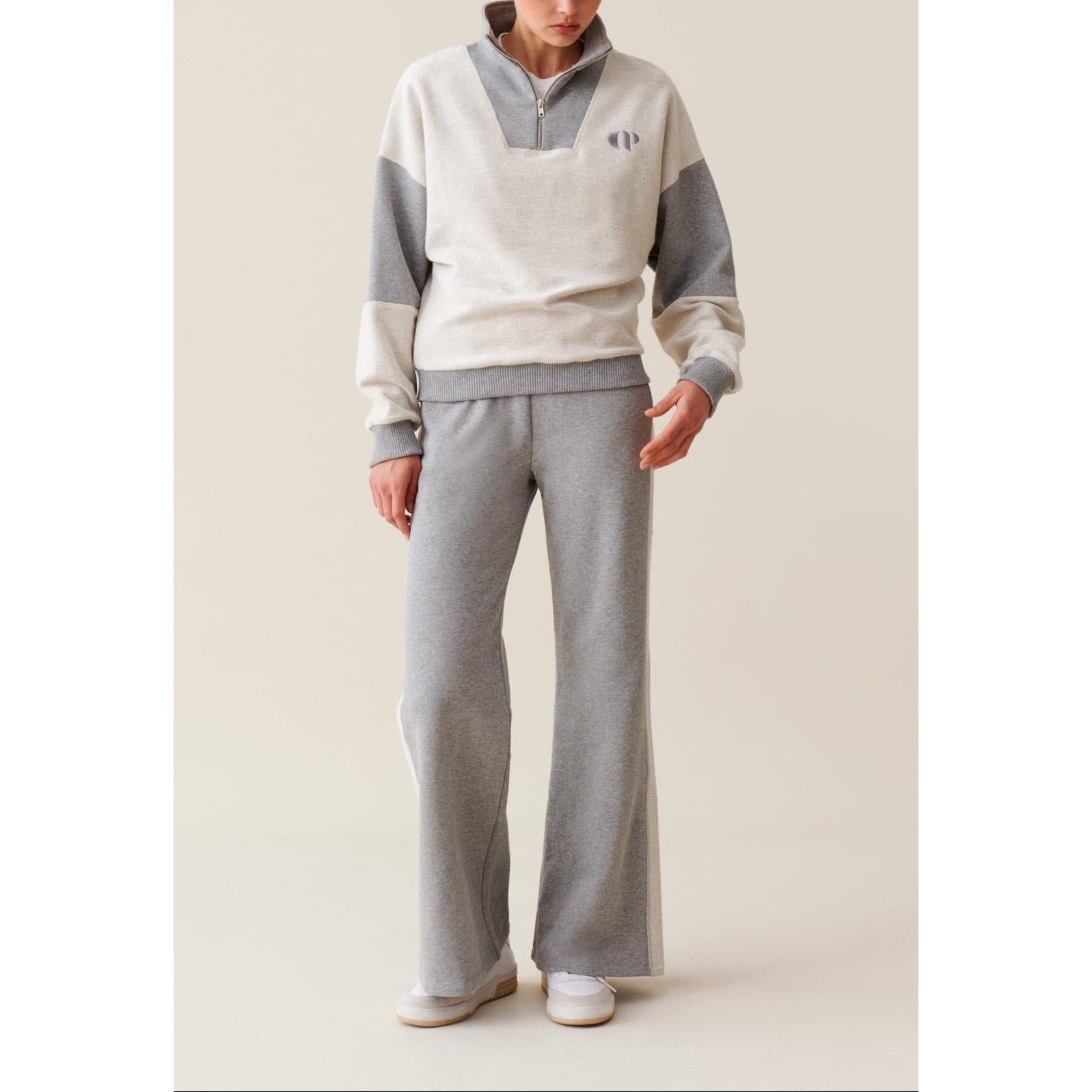 Claudie Pierlot - Sweatshirt Col Montant Zippé