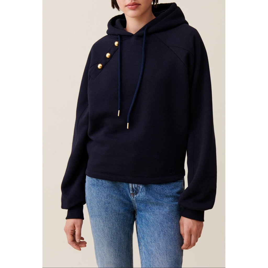 Claudie Pierlot - Sweatshirt Capuche Marine