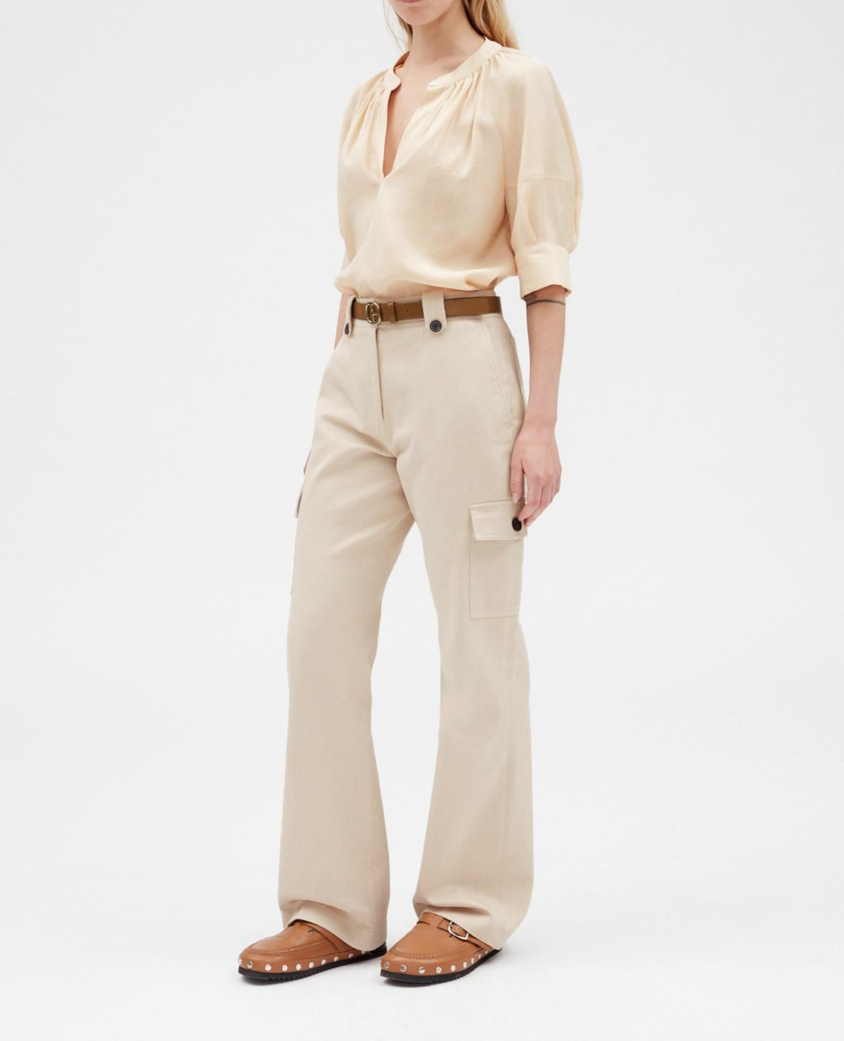 Claudie Pierlot - Top - Bianca - Mastic