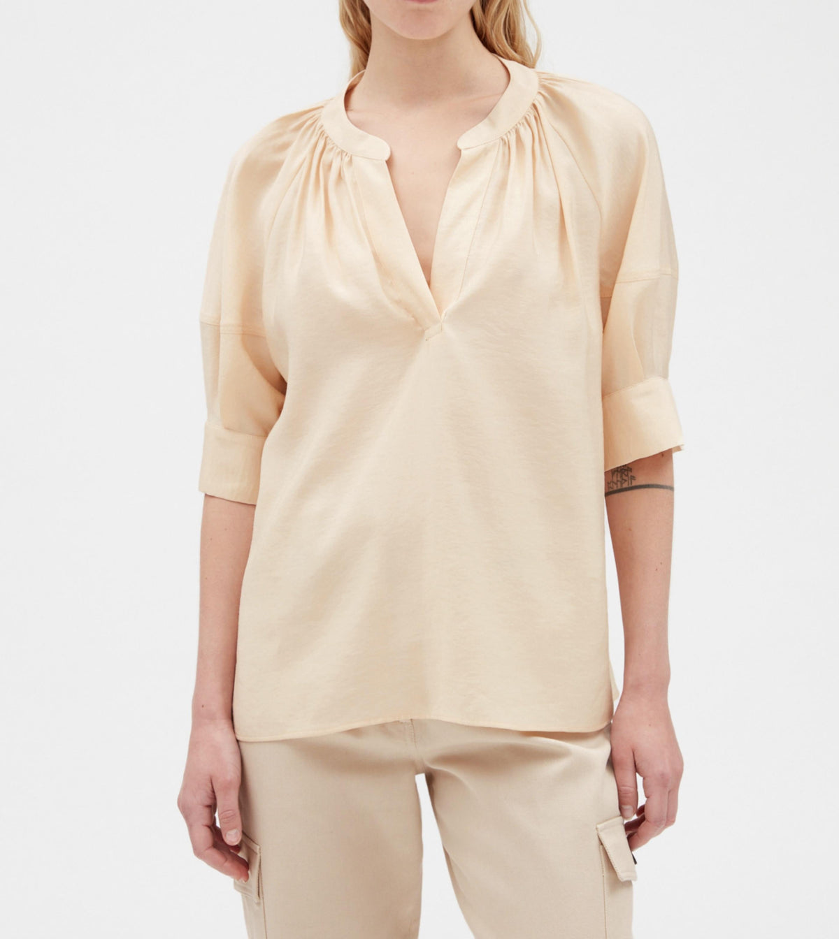 Claudie Pierlot - Top - Bianca - Mastic
