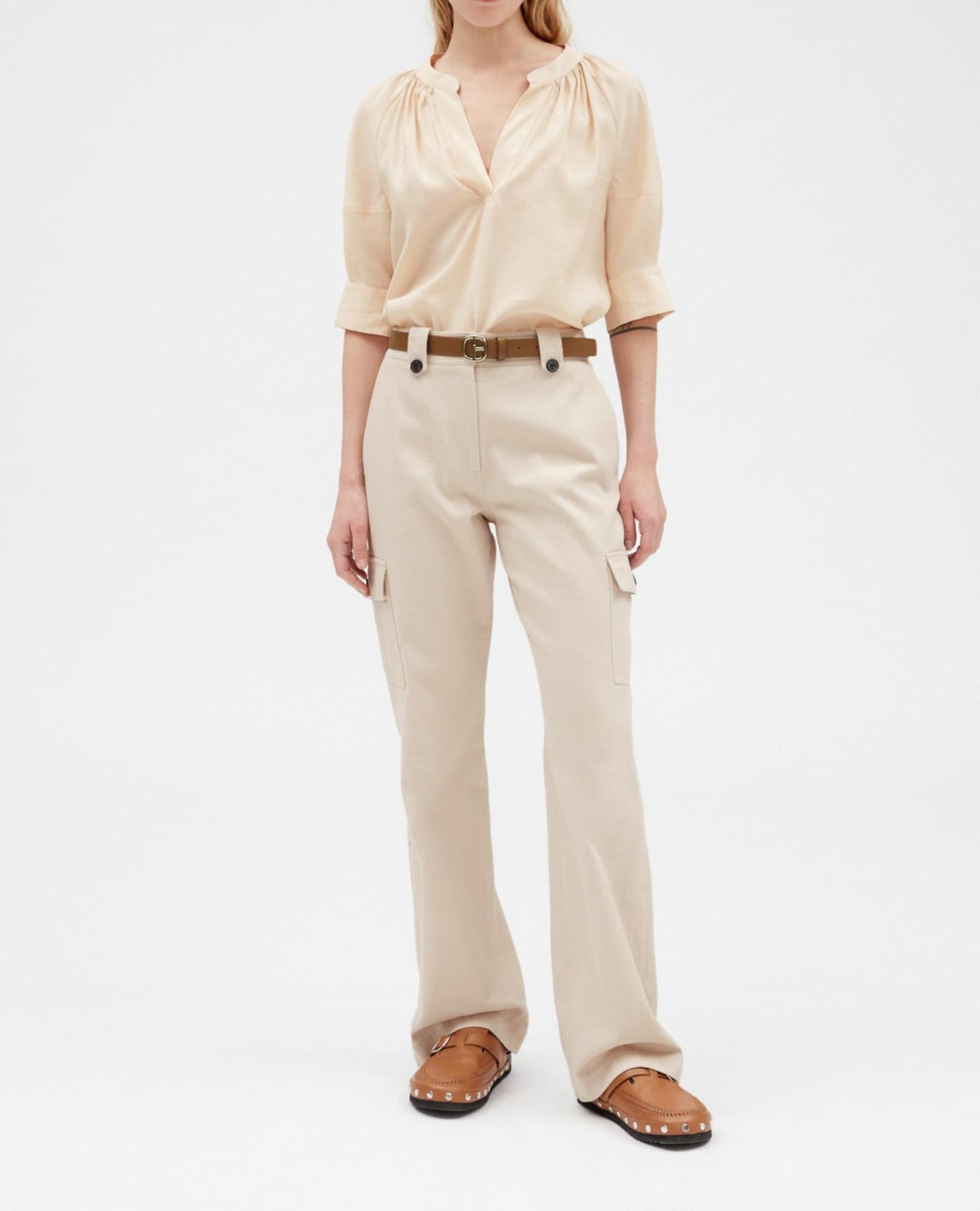 Claudie Pierlot - Top - Bianca - Mastic