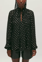 Claudie Pierlot - Top - Badel Lurex - Noir