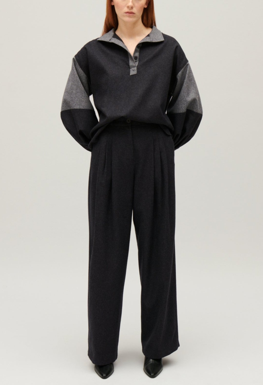 Claudie Pierlot - Top - Brume - Bicolore