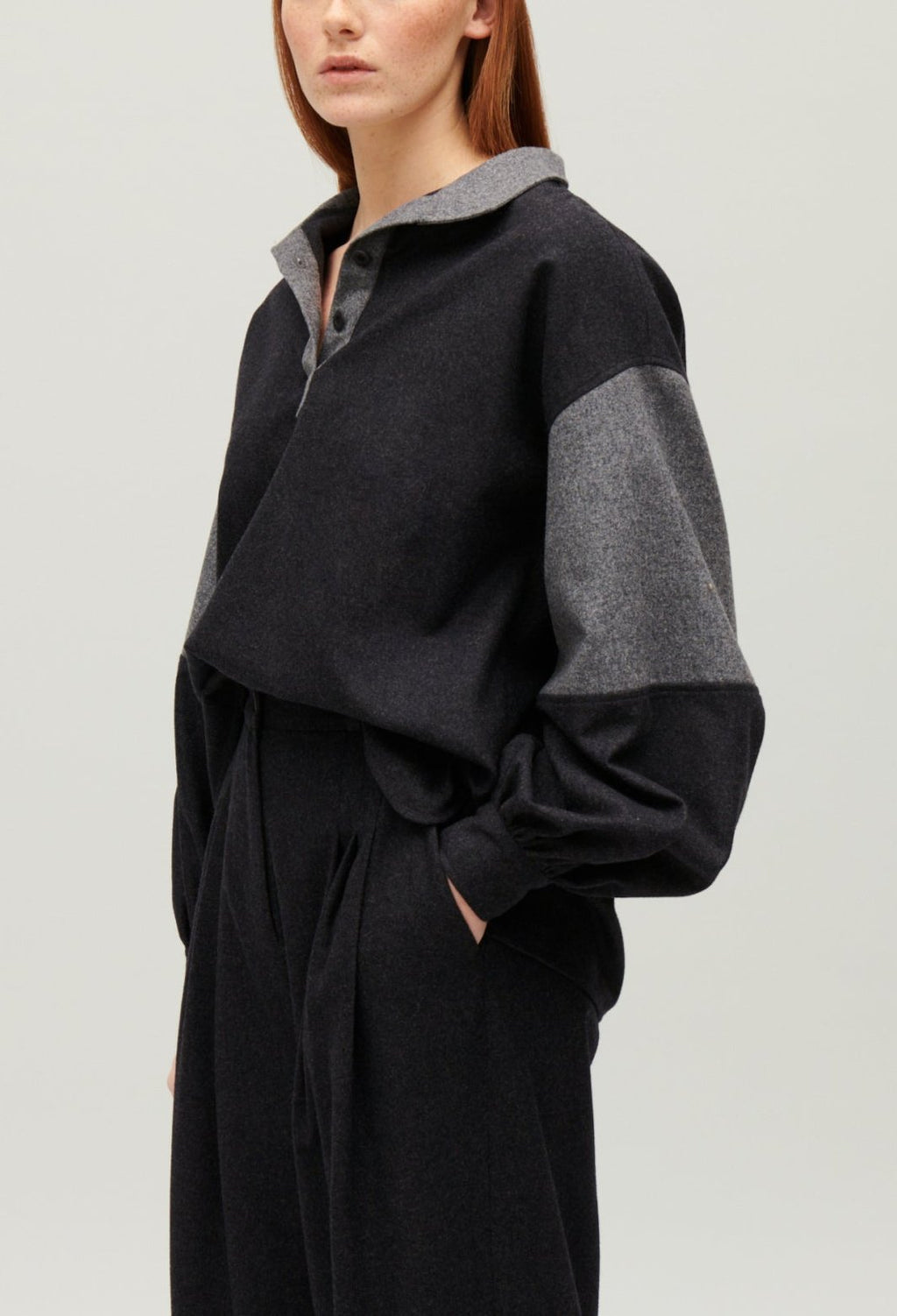 Claudie Pierlot - Top - Brume - Bicolore
