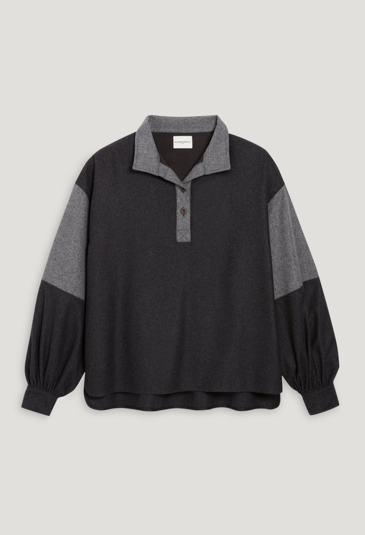 Claudie Pierlot - Top - Brume - Bicolore