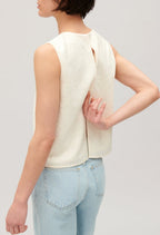 Claudie Pierlot - Top - Beaupaillette - Ecru