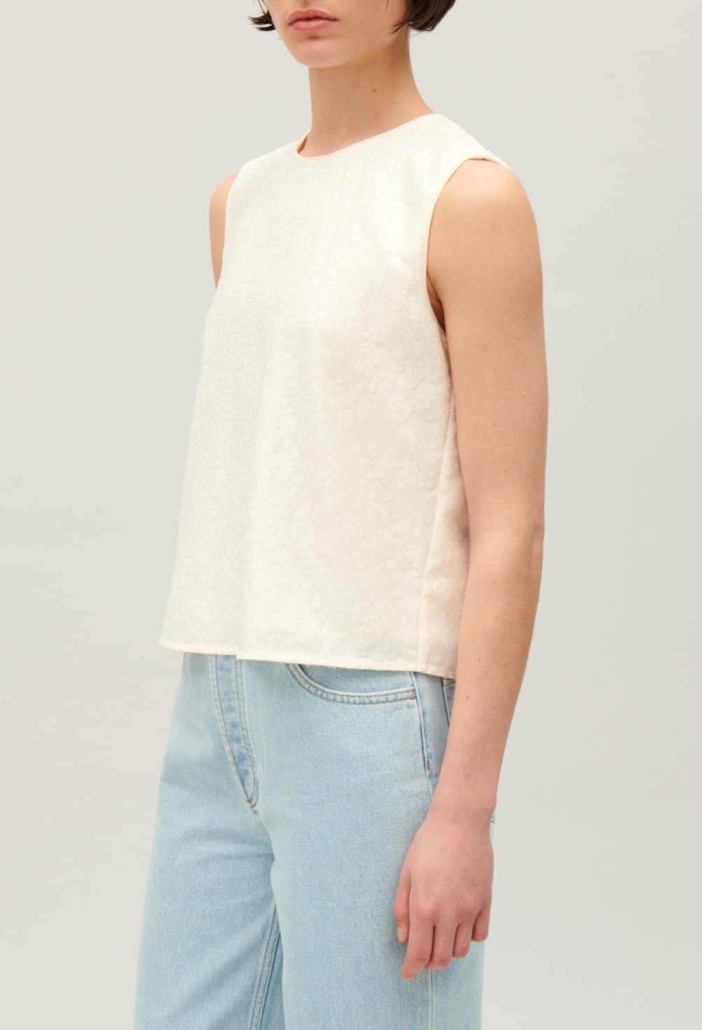 Claudie Pierlot - Top - Beaupaillette - Ecru