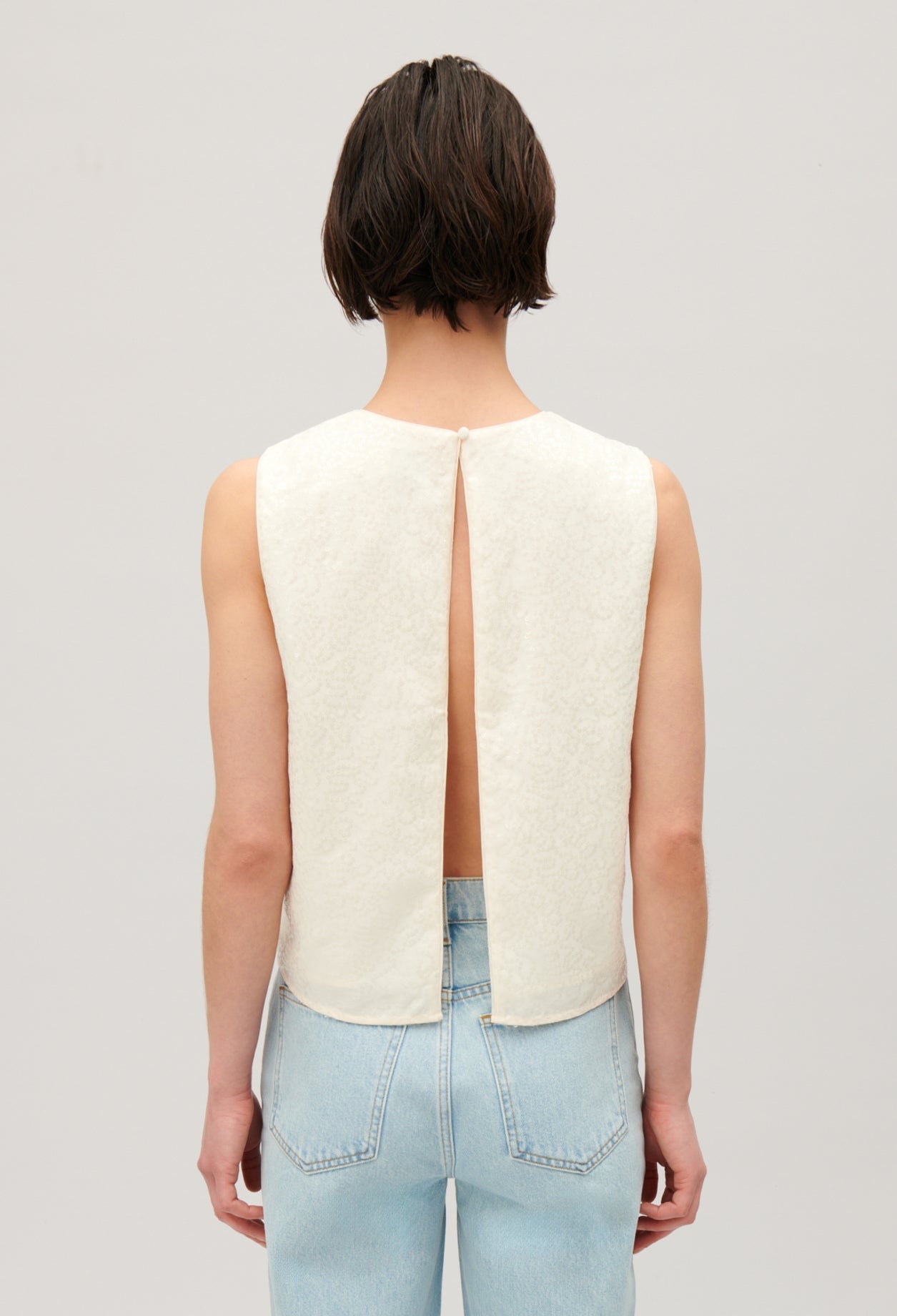 Claudie Pierlot - Top - Beaupaillette - Ecru