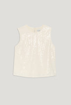 Claudie Pierlot - Top - Beaupaillette - Ecru