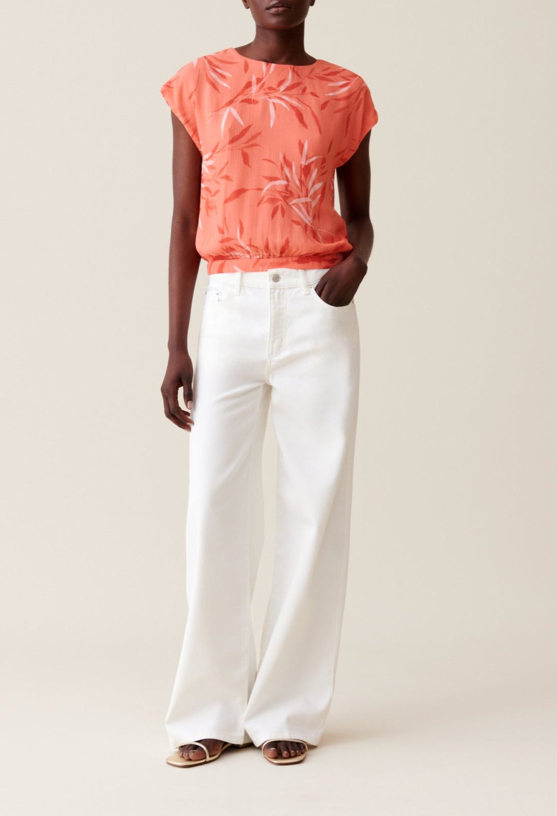 Top - Beky Feuille - Print Clair