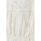 Embroidered Square-Neck Top