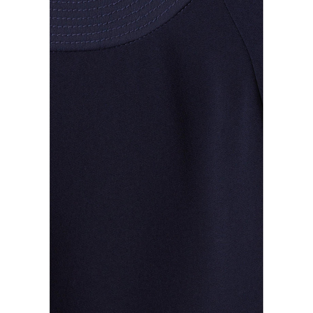 Claudie Pierlot - Blouse Fluide Ceinturée Marine
