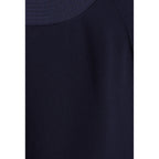 Claudie Pierlot - Blouse Fluide Ceinturée Marine