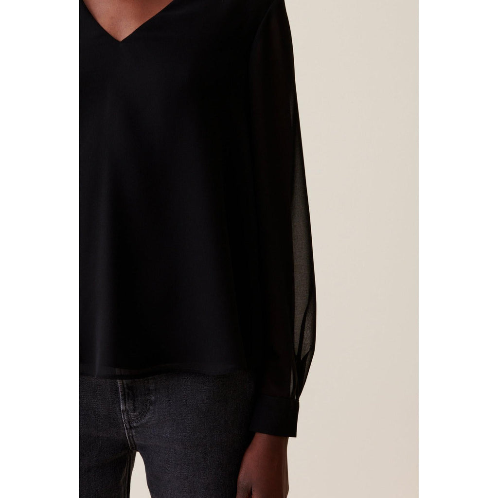 Claudie Pierlot - Blouse Fluide Transparente