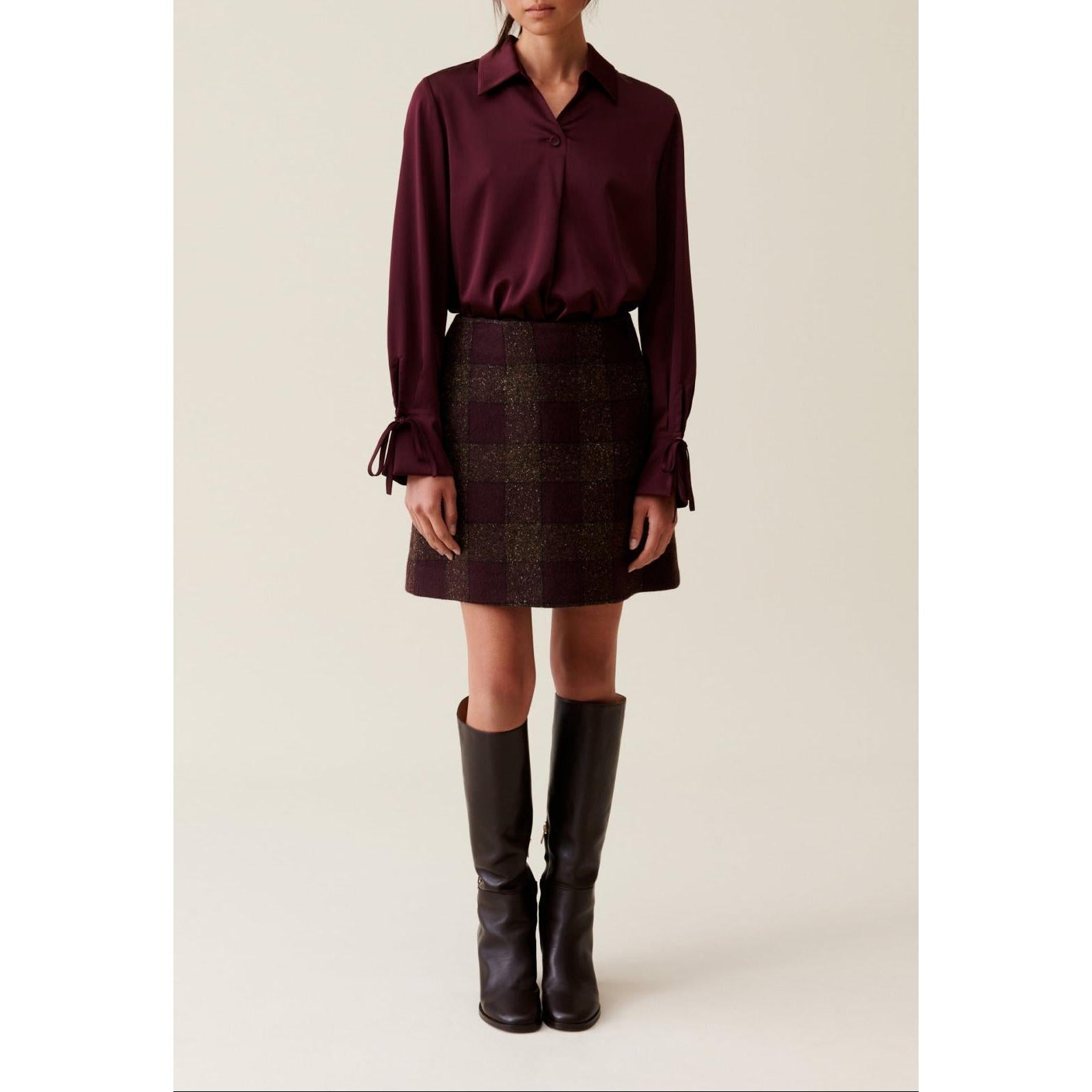Claudie Pierlot - Blouse Fluide Col Ouvert