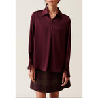 Claudie Pierlot - Blouse Fluide Col Ouvert