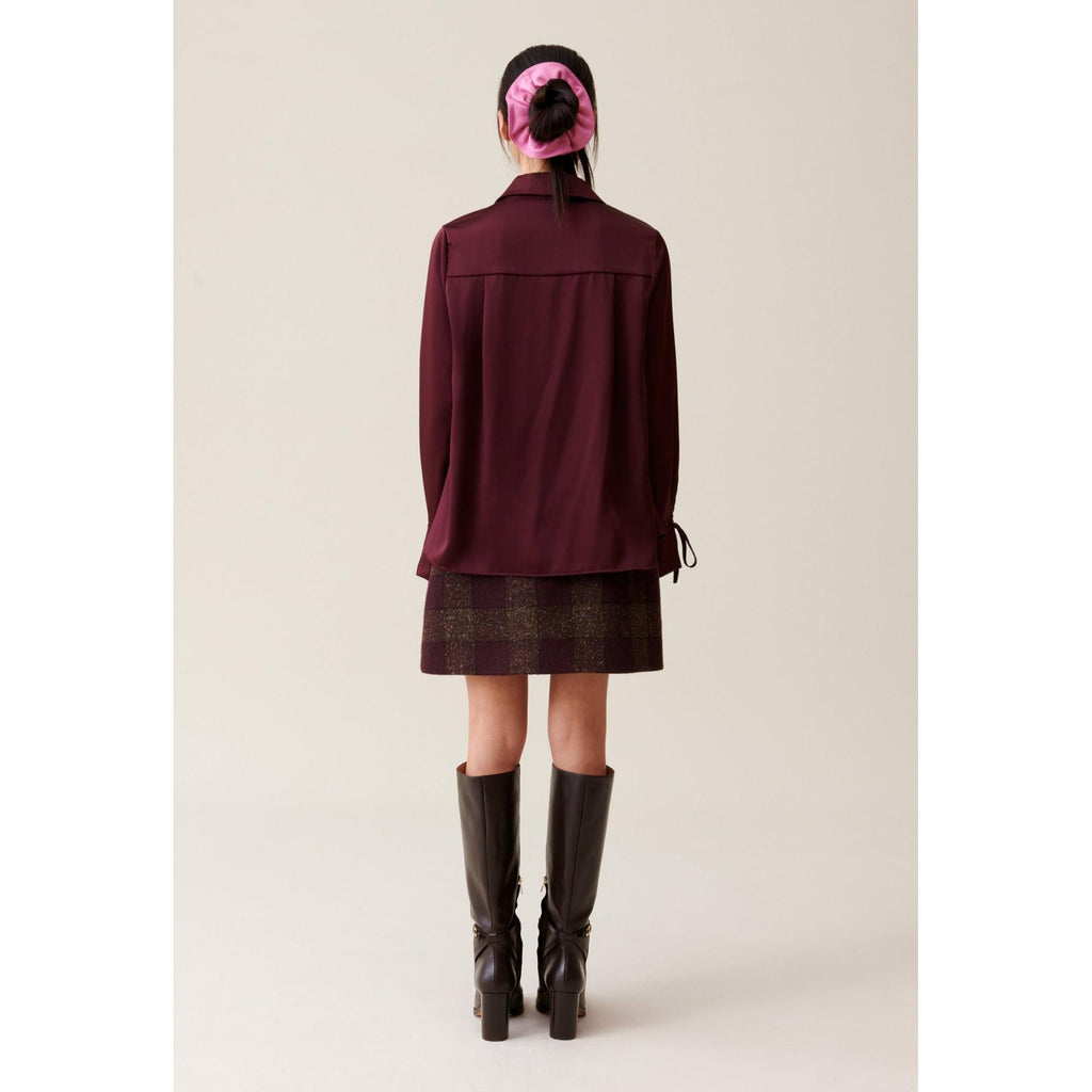Claudie Pierlot - Blouse Fluide Col Ouvert