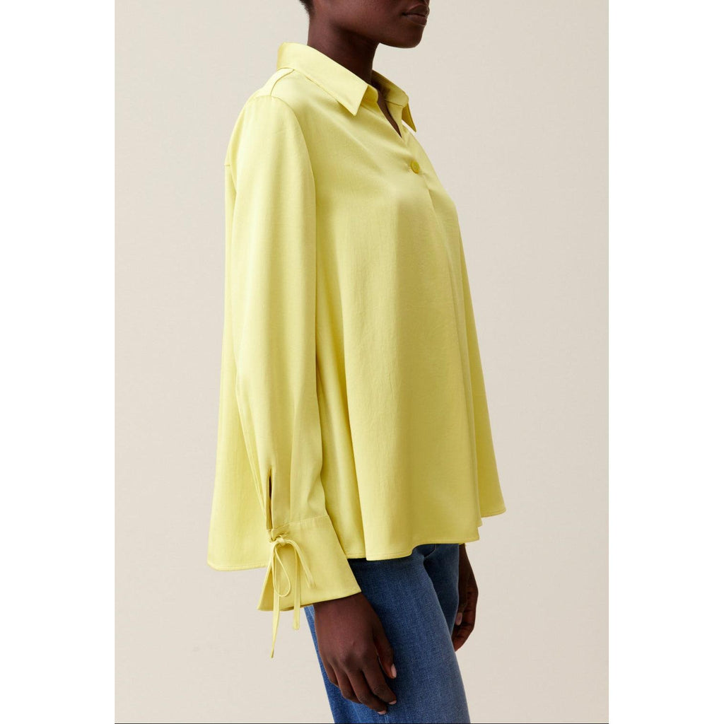 Blouse Fluide Col Ouvert