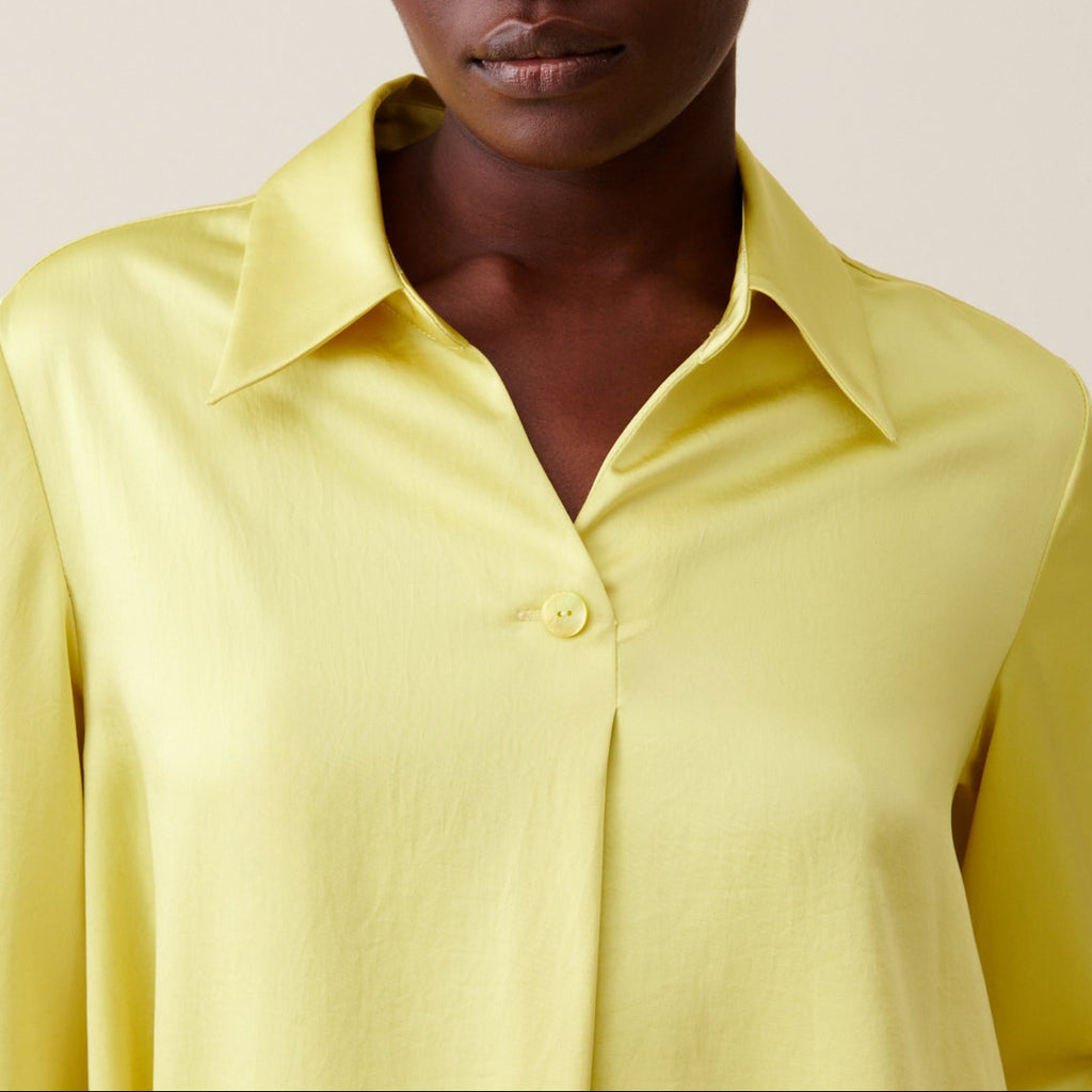 Blouse Fluide Col Ouvert