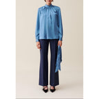 Claudie Pierlot - Blouse Fluide Col Lavallière