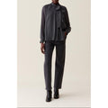 Claudie Pierlot - Blouse Lavallière Carreaux Fluide