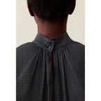 Claudie Pierlot - Blouse Lavallière Carreaux Fluide