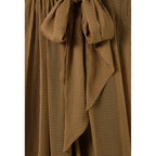 Blouse Lavallière Carreaux Fluide