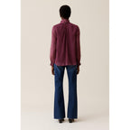 Claudie Pierlot - Blouse Lavallière Carreaux Fluide