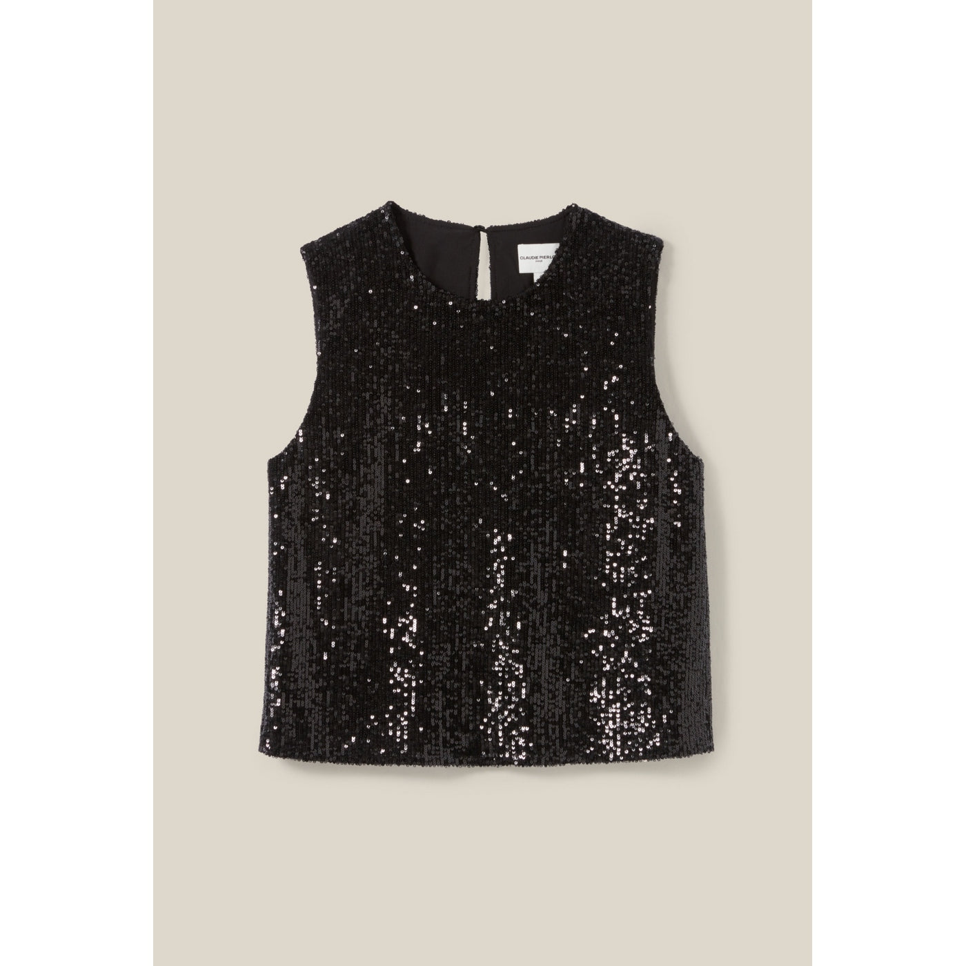 Top Beaupaillette Noir