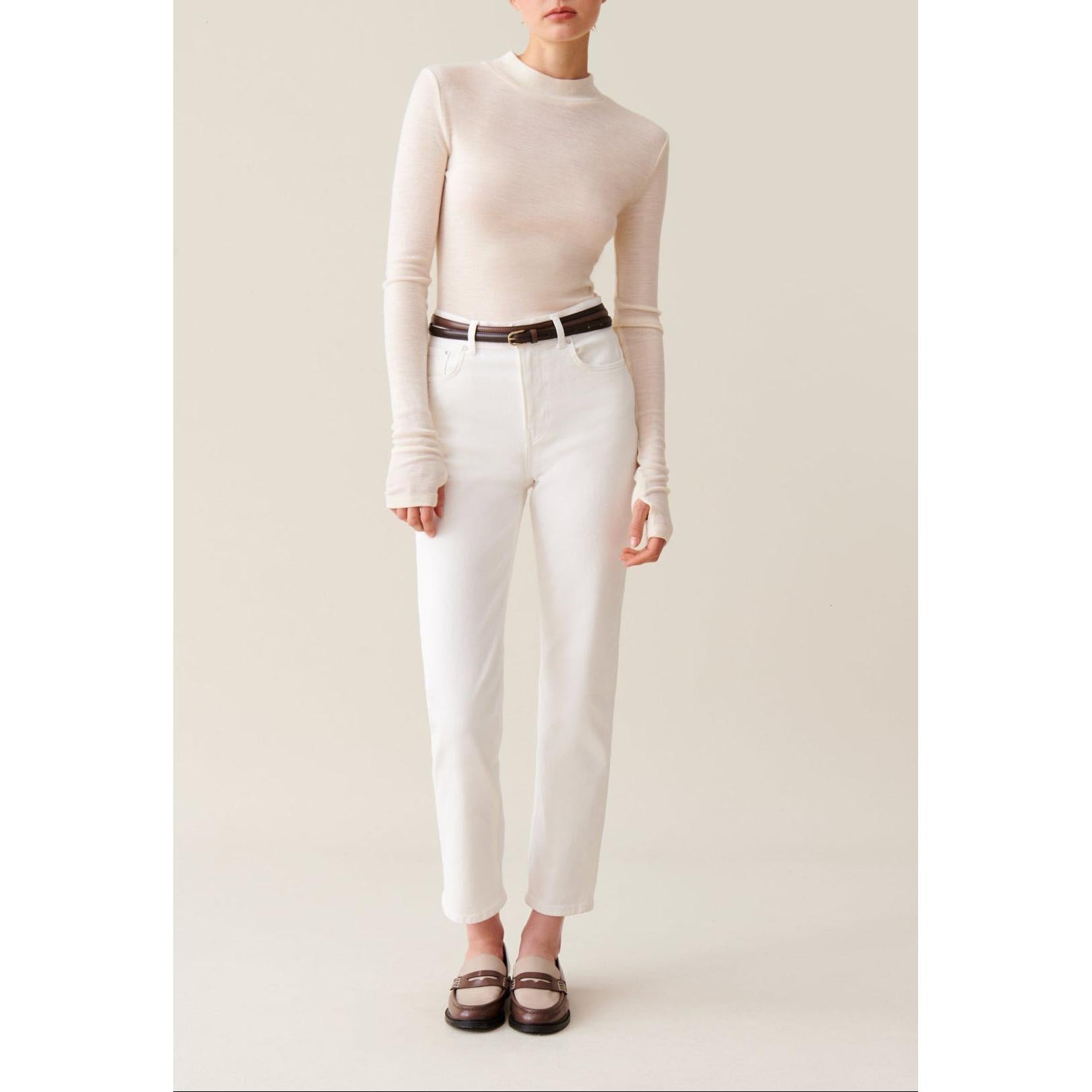 Wool High-Neck Top