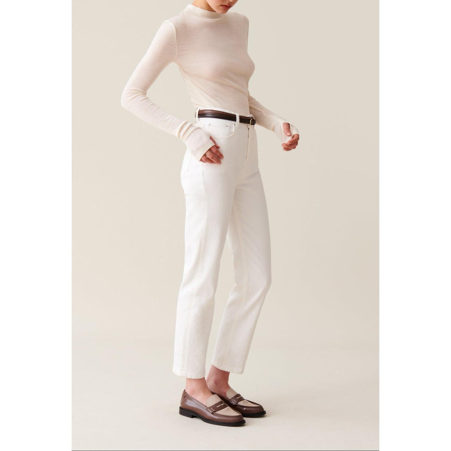 Wool High-Neck Top