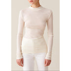 Wool High-Neck Top