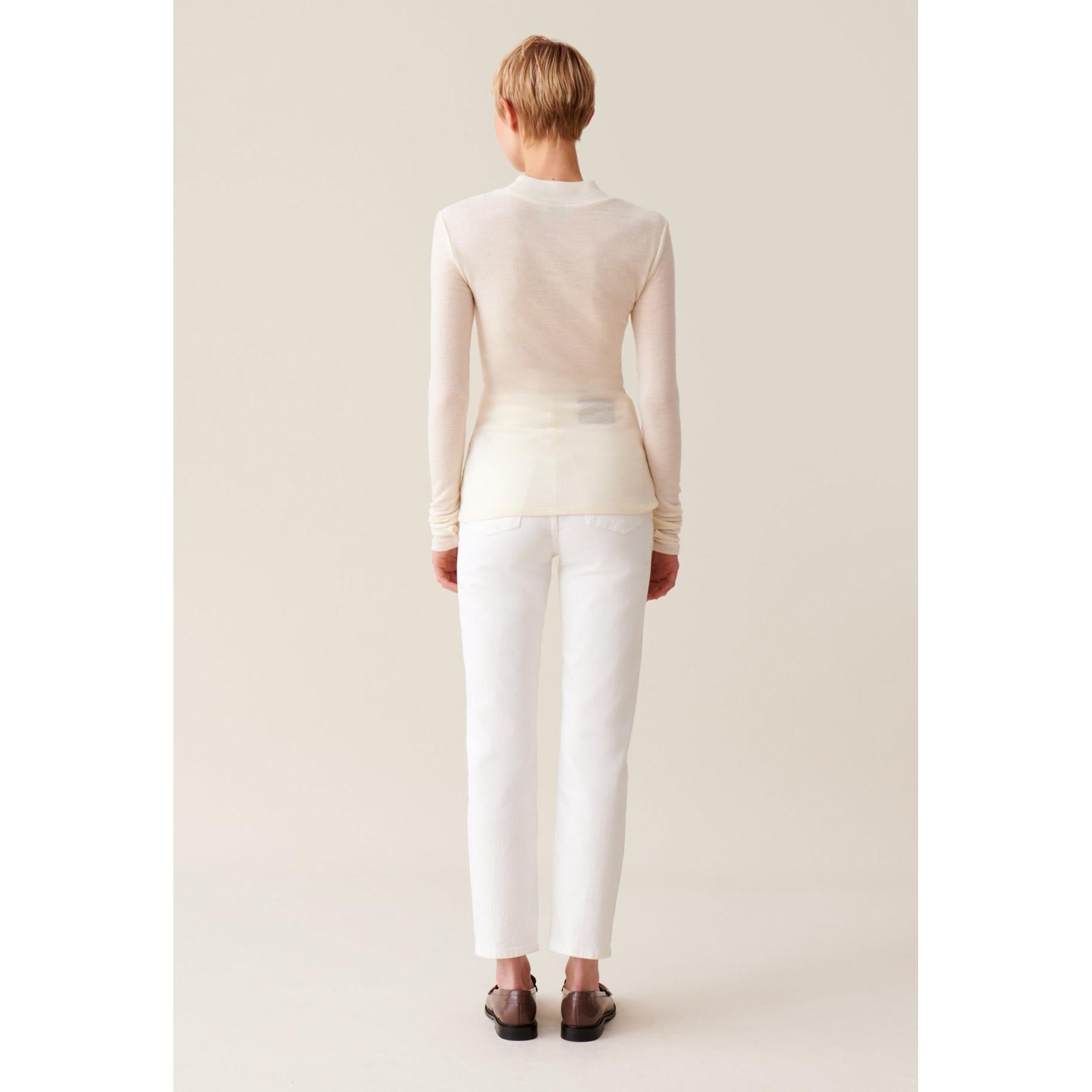 Wool High-Neck Top