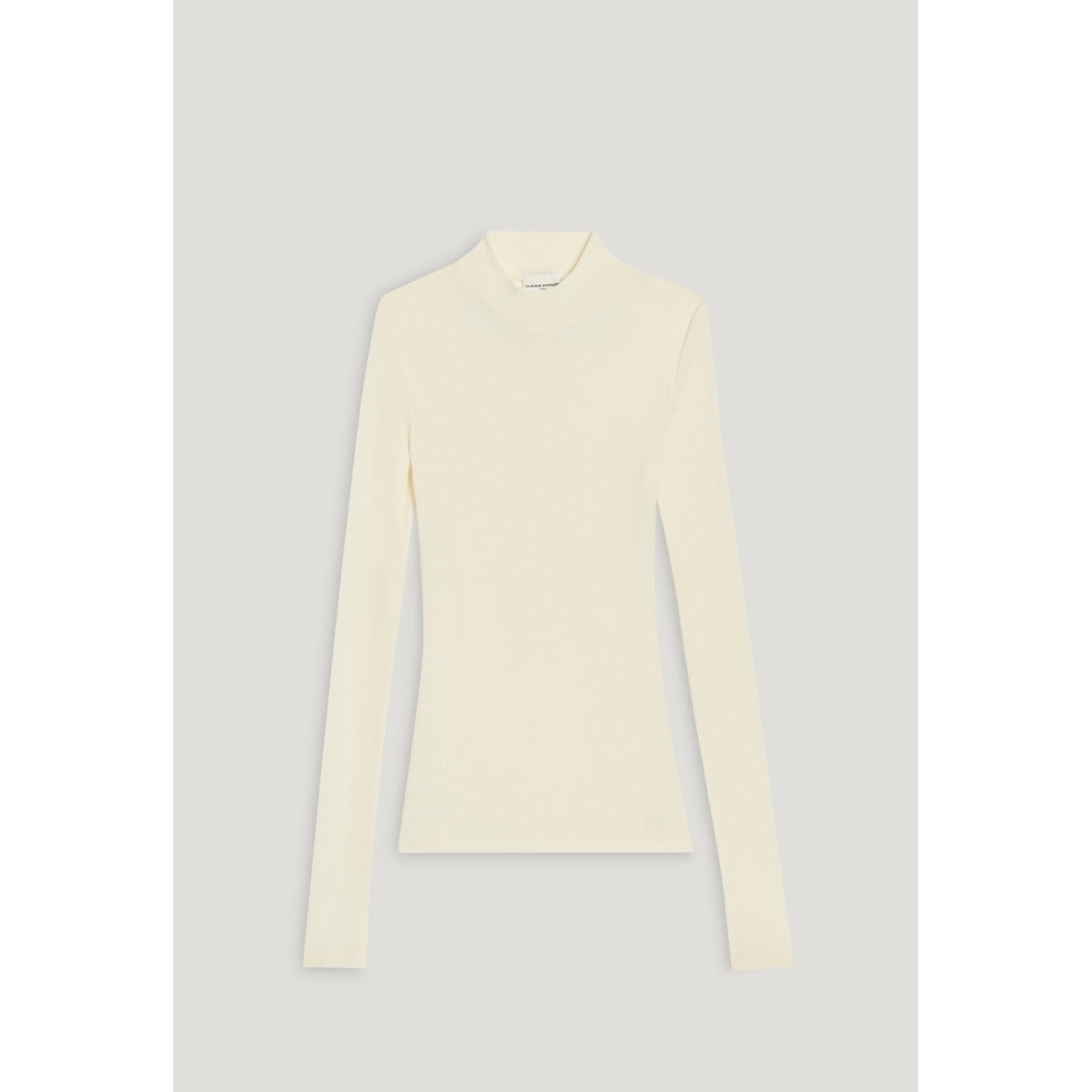 Wool High-Neck Top